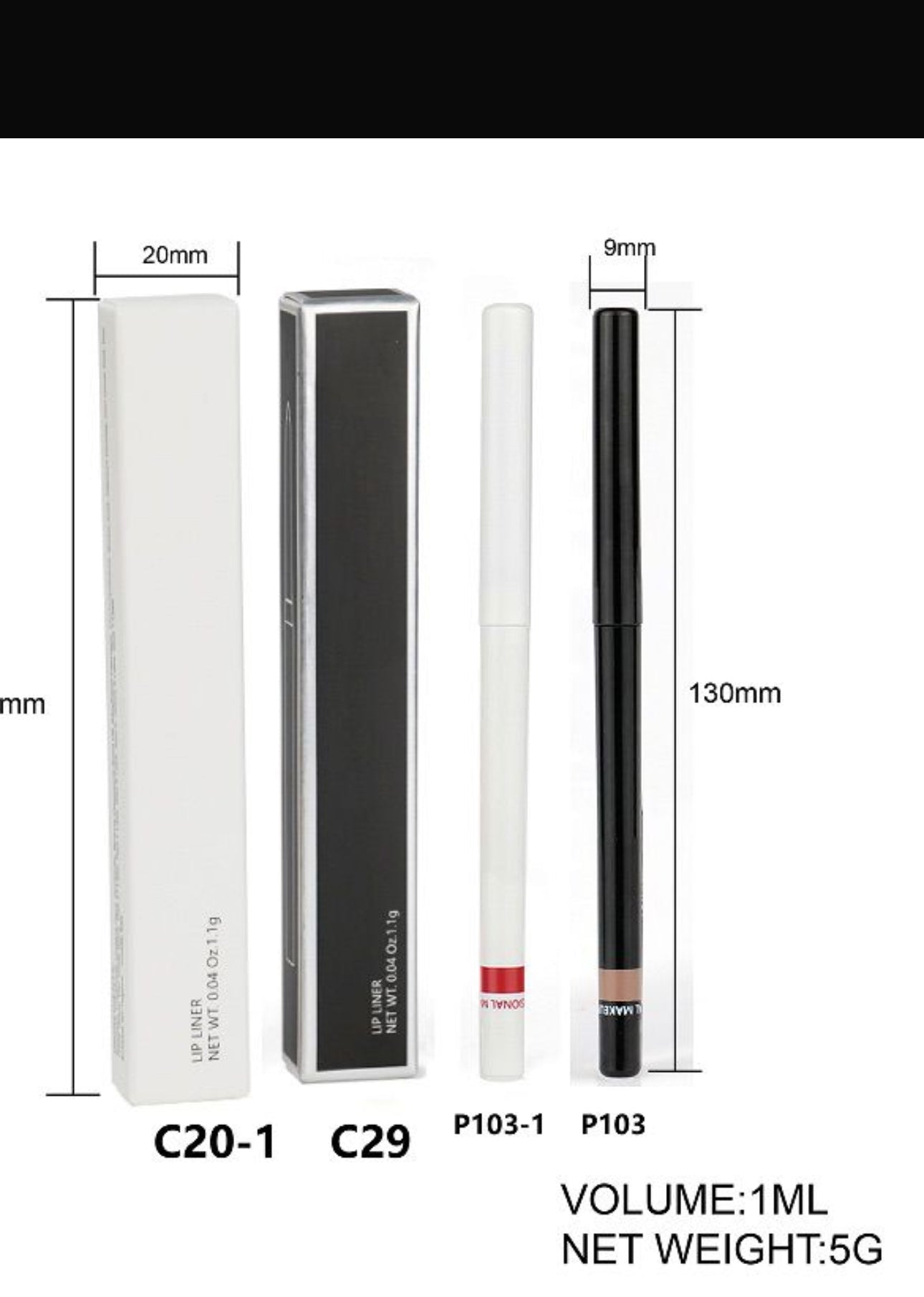 WHOLESALE LIP LINERS