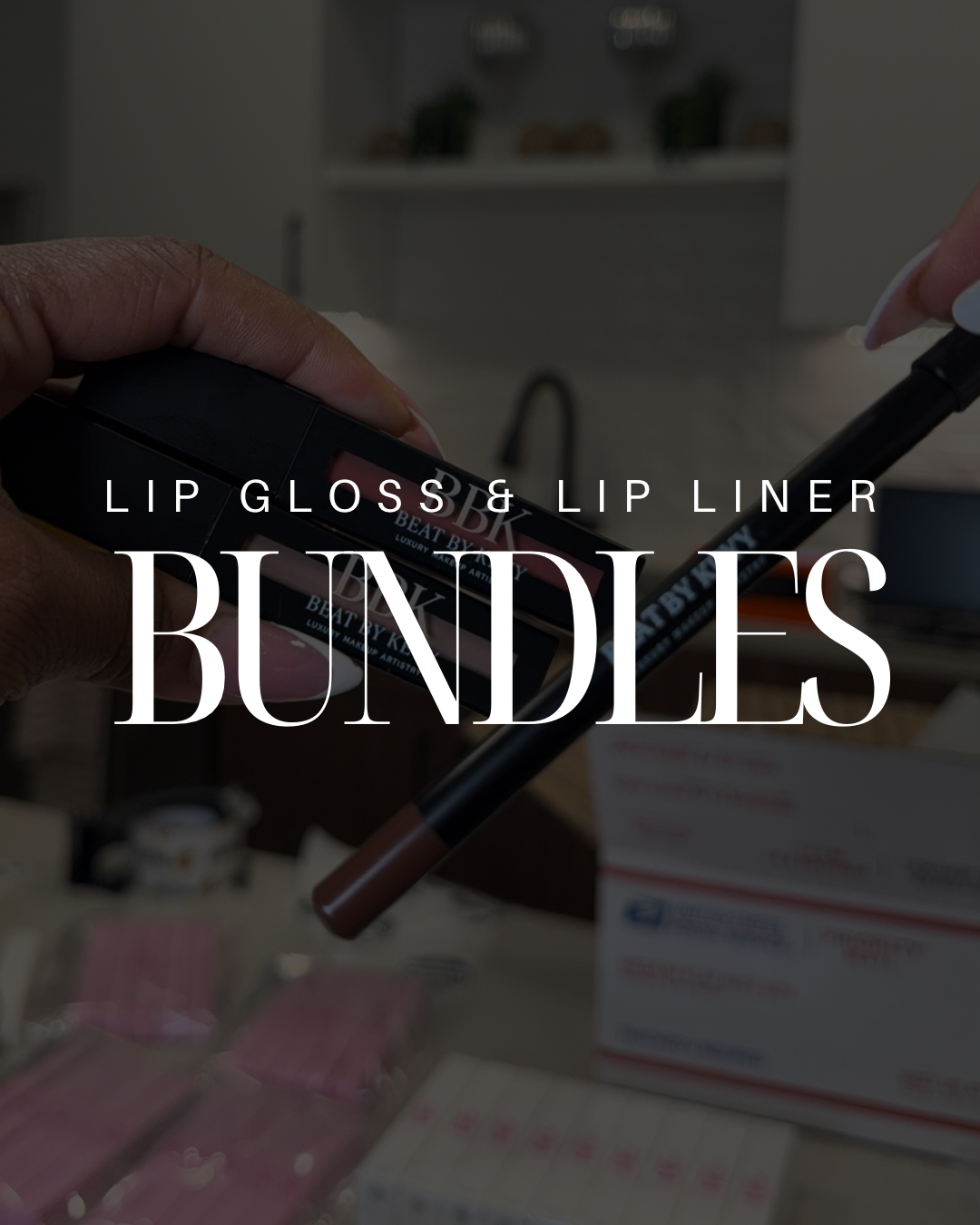 Wholesale Lip Gloss & Lip Liner Starter Bundles Custom Branded Products