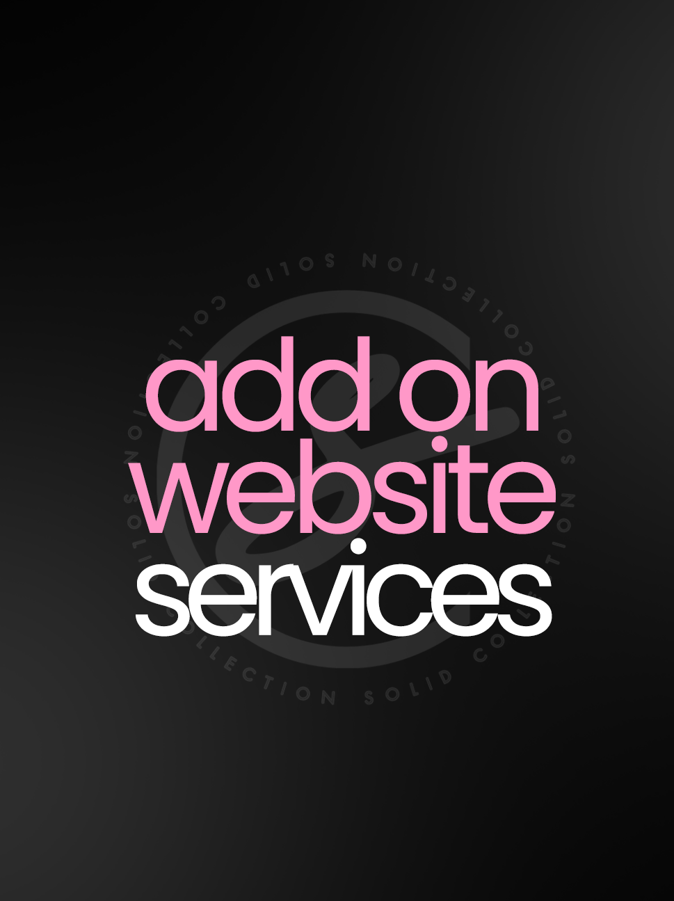Additional website service fee